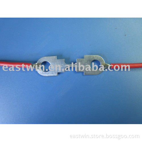 Two connected ring terminal, ring terminal wiresets